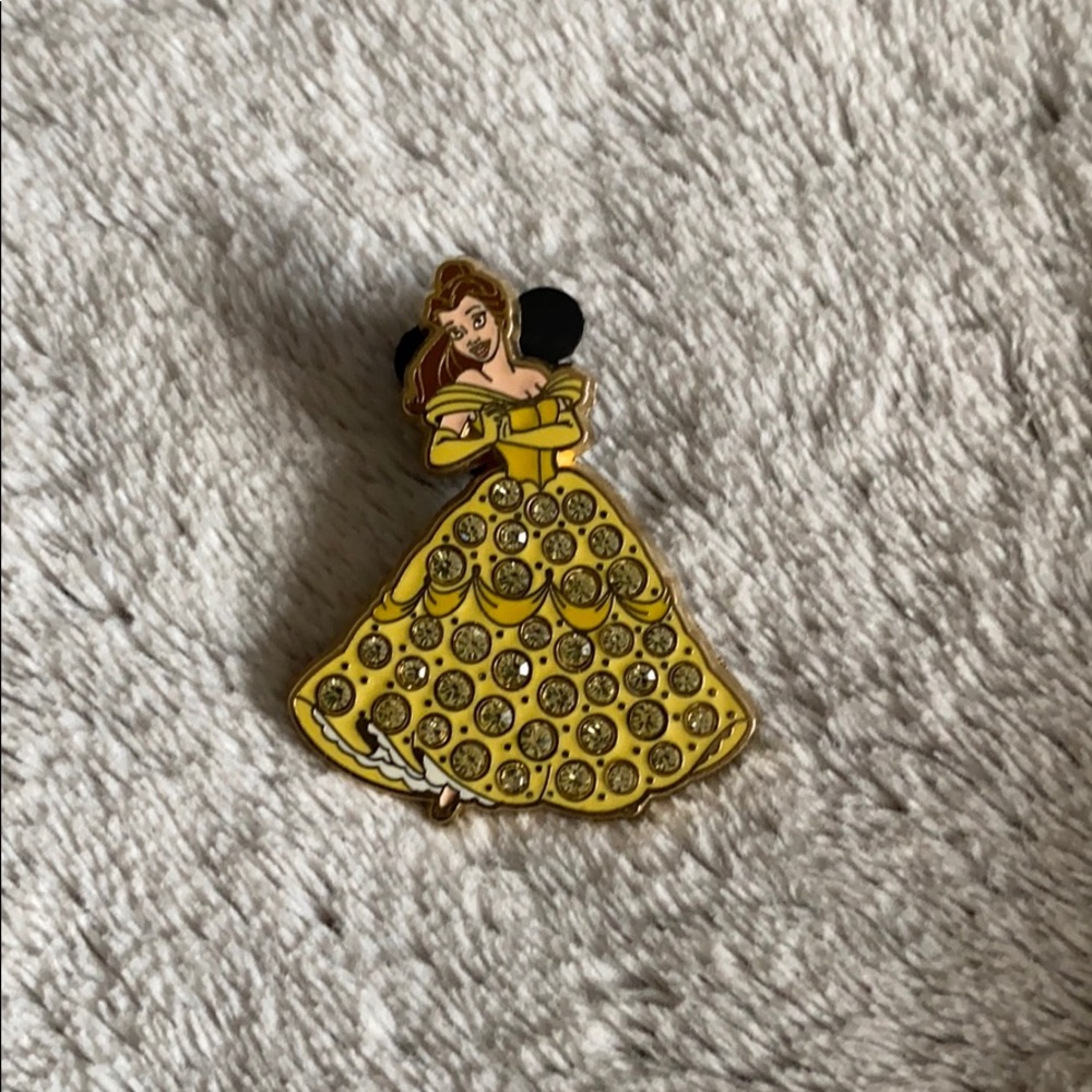 Belle Disney pin with gem